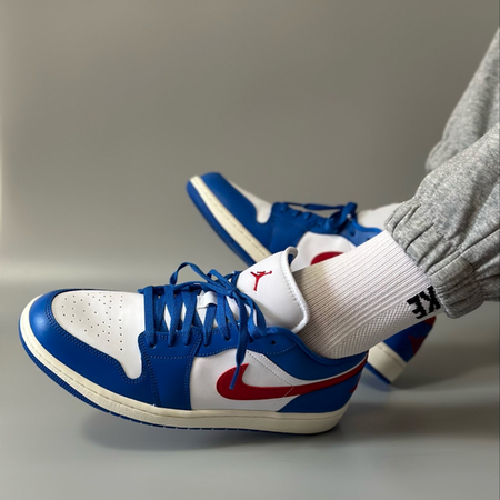 Buty Air Jordan 1 Low (DC0774-416) Sport Blue/Gym Red/White