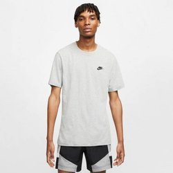 Koszulka NIKE SPORTWEAR CLUB TEE (AR4997-064) Grey Heather/Black