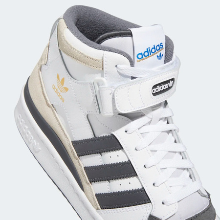 Buty Adidas FORUM MID (GW4371) Cloud White / Grey Five / Gold Metallic