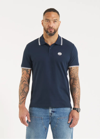 Koszulka Pit Bull Polo Pique Stripes Regular  Navy