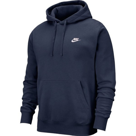 Bluza Nike Hoody Sportswear Club Fleece (BV2654-410) MIDNIGHT NAVY/MIDNIGHT NAVY/WHITE