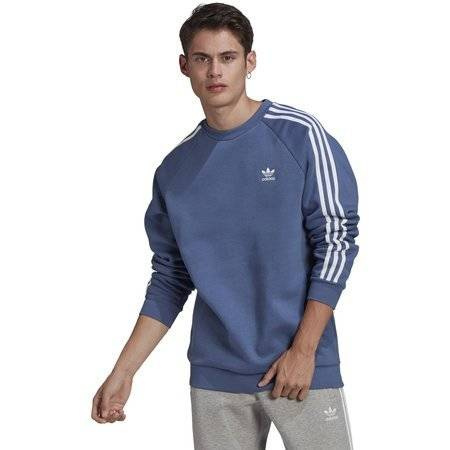  Bluza ADIDAS 3STRIPES CREW (GN3482) Blue/White