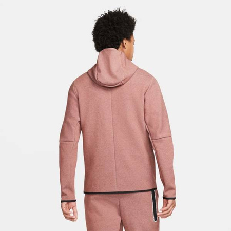 Bluza Nike Sportswear Tech Fleece Hoodie Full Zip (DD4688-670) Red Stone