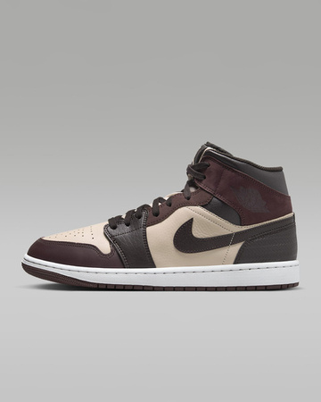 Buty Air Jordan 1 Mid (FZ4359-200) Velvet Brown/Sanddrift/Metallic Gold/Earth