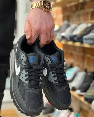 Buty Nike Air Max 90 J22 (DR0145-002) Black/Marina/Iron Grey/White