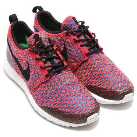 Buty Nike Roshe NM Flyknit SE Bright Crimson/ Black Green Strike Gym Royal