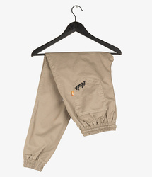 Spodnie Elade JOGGER HANDWRITTEN BEIGE 