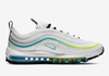 Buty Nike Air Max 97 “Worldwide Pack” (CZ5607-100) White/Blue Fury/Black/Volt