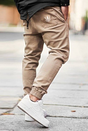 Spodnie Jigga Wear Jogger Crown Beige 