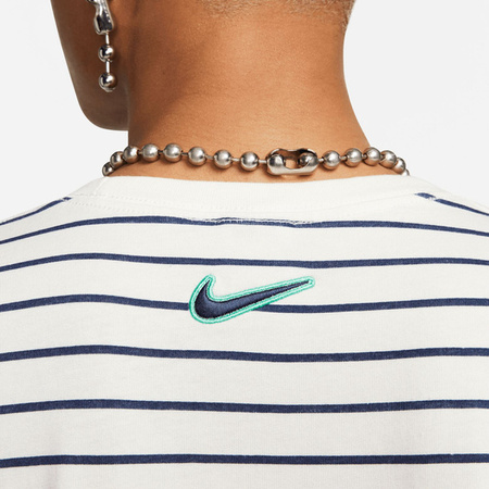 Koszulka Nike Sportswear PREMIUM Trend Striped (FN4878-133) Sail/Navy-White