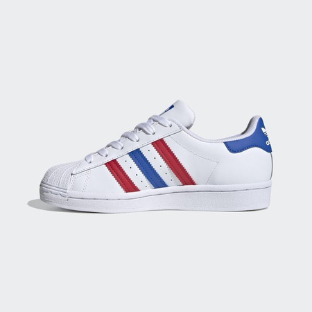 BUTY ADIDAS SUPERSTAR (FW5851) CLOUD WHITE / BLUE / SCARLET