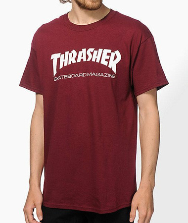 Koszulka THRASHER SKATE MAG MAROON