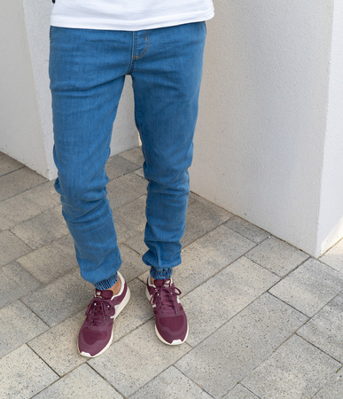 Spodnie Elade JOGGER ICON Light Blue Denim