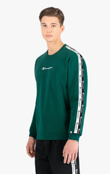 Bluza Champion DOUBLE LOGO TAPE INSERT COTTON TERRY (216560) Forest Green