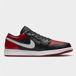 Buty Air Jordan 1 Low (553558-066) Black/Gym Red-White