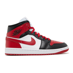 Buty Air Jordan 1 Mid (BQ6472-079) Black/Gym Red-White