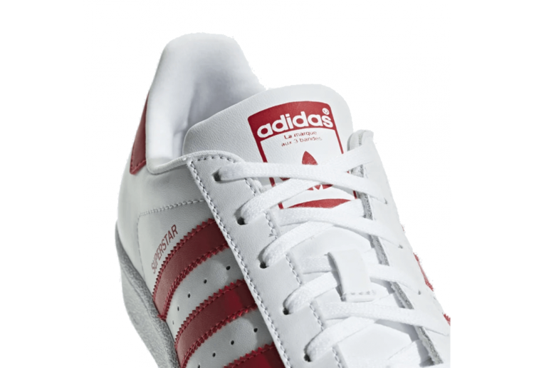 Buty Adidas Originals Superstar CG6609 white university red Street Colors