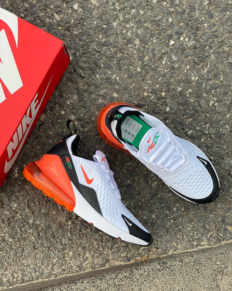 nike air max 270 white turf orange