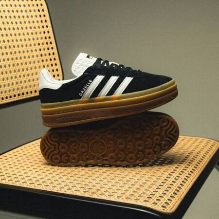 BUTY ADIDAS Gazelle Bold  (IE0876) Core Black/Cloud White/Cloud White