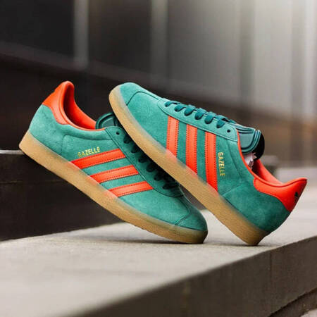 BUTY ADIDAS Gazelle (IG6200) Collegiate Green/Preloved Red/Gum