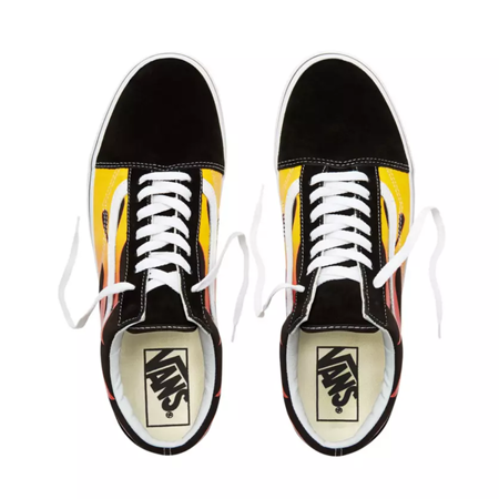 BUTY VANS OLD SKOOL FLAME (VN0A38G1PHN1) Black-True White