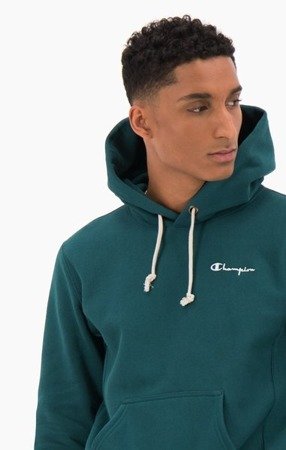 Bluza Champion Hoodie Small Script Logo Reverse Weave (212967) FOREST GREEN
