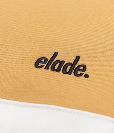 Bluza Elade COLOUR BLOCK CREWNECK BEIGE/WHITE/BLACK
