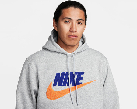 Bluza Nike Hoodie Sportswear Club Fleece (FN3104-063) Dark Grey Heather/Light Smoke Grey