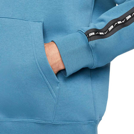 Bluza Nike Sportswear Hoodie REPEAT FLC PO (DM4676-415) Rift Blue/Rift Blue/Black