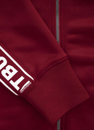 Bluza Pit Bull Oldschool Tape Logo Bordo