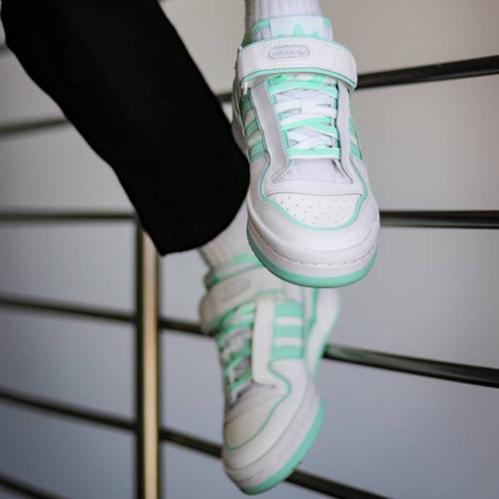 Buty Adidas FORUM LOW (FY4529) Cloud White / Mint