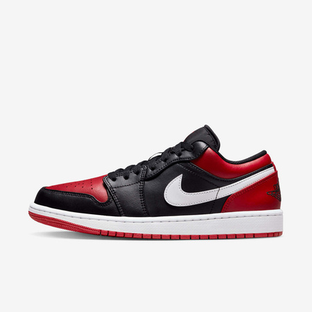 Buty Air Jordan 1 Low (553558-066) Black/Gym Red-White