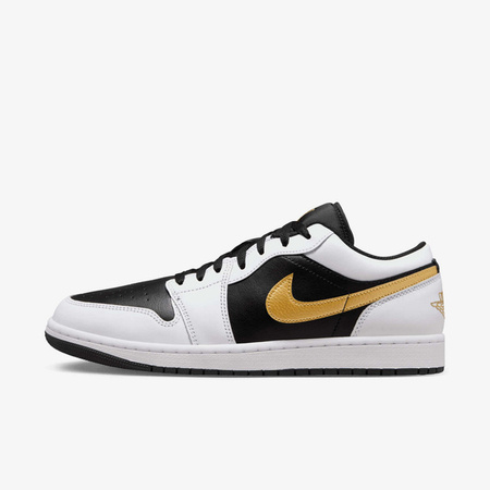 Buty Air Jordan 1 Low (553558-172) White/Mettalic Gold/Black