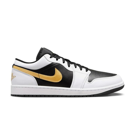 Buty Air Jordan 1 Low (553558-172) White/Mettalic Gold/Black