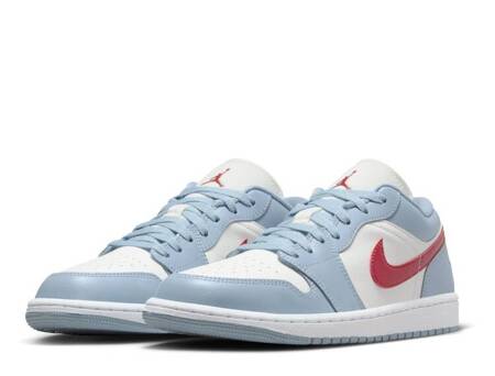 Buty Air Jordan 1 Low (DC0774-164)  Sail/Blue Grey/Biel/Dune Red