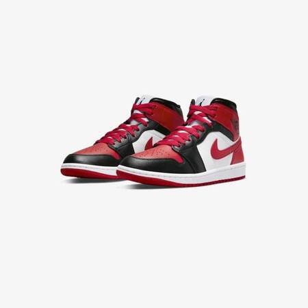 Buty Air Jordan 1 Mid (BQ6472-079) Black/Gym Red-White