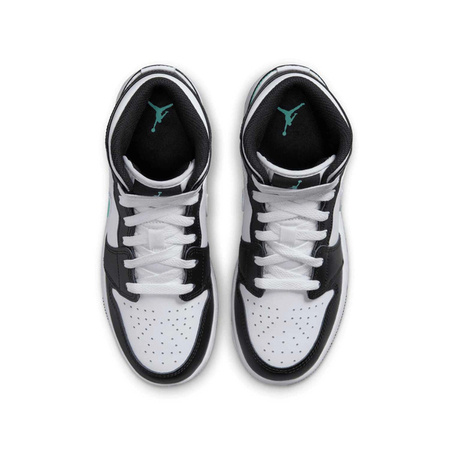 Buty Air Jordan 1 Mid (DQ8423-103) White/Black/Green Glow