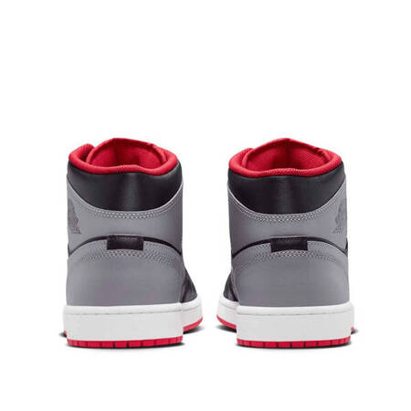 Buty Air Jordan 1 Mid (DQ8426-006) Black/Cement Grey-Fire Red