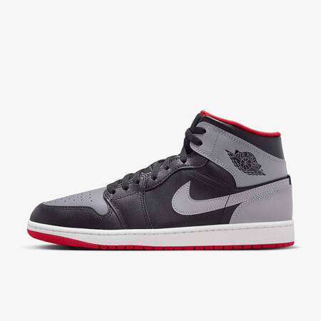 Buty Air Jordan 1 Mid (DQ8426-006) Black/Cement Grey-Fire Red