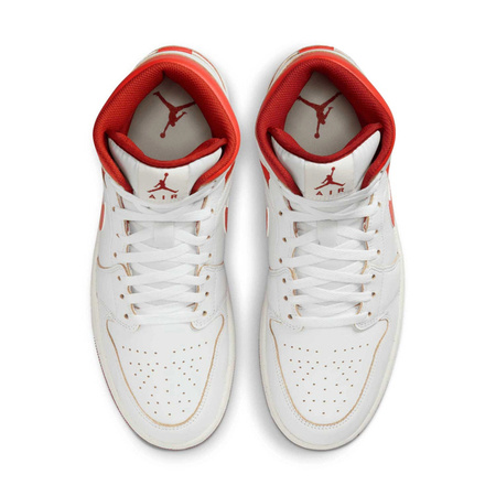 Buty Air Jordan 1 Mid (FJ3458-160) White/Lobster-Dune-Red-Sail