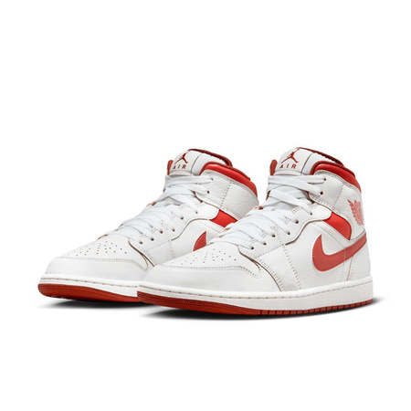 Buty Air Jordan 1 Mid (FJ3458-160) White/Lobster-Dune-Red-Sail