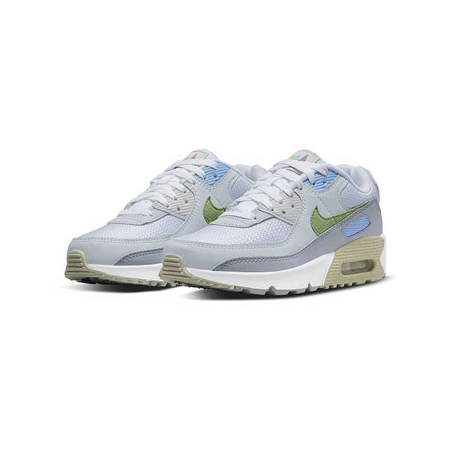 Buty Nike Air Max 90 (DV3483-100) White/University Blue/Wolf Grey/Chlorophyll