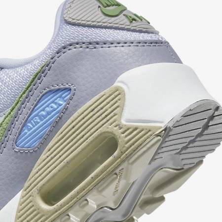 Buty Nike Air Max 90 (DV3483-100) White/University Blue/Wolf Grey/Chlorophyll