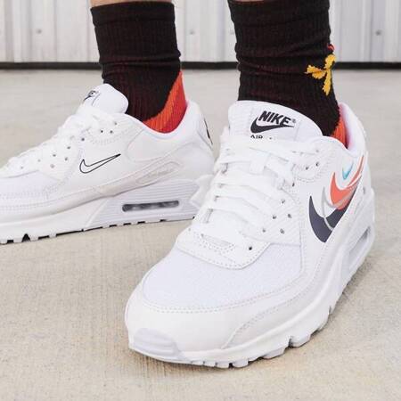 Buty Nike Air Max 90 (FJ4223-100) White/Midnight Navy