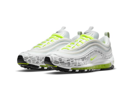 Buty Nike Air Max 97 (DH0006-100) WHITE/VOLT-BLACK-PURE PLATINUM