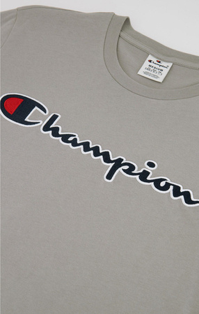 Koszulka Champion SCRIPT LOGO EMBROIDERY (218007-ES033) DARK GREY