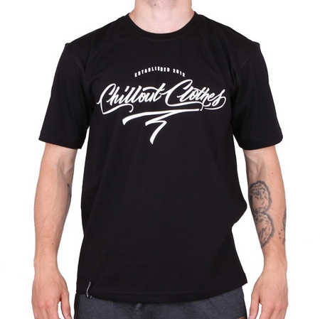 Koszulka Chillout Clothes Calligraphy Black 