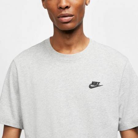 Koszulka NIKE SPORTWEAR CLUB TEE (AR4997-064) Grey Heather/Black