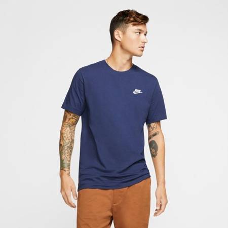 Koszulka NIKE SPORTWEAR NSW CLUB TEE (AR4997-410) MIDNIGHT NAVY/WHIT