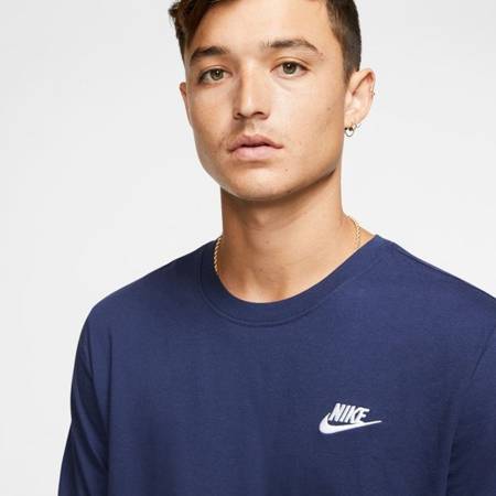 Koszulka NIKE SPORTWEAR NSW CLUB TEE (AR4997-410) MIDNIGHT NAVY/WHIT